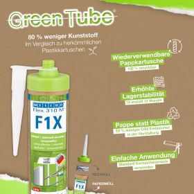 Green Tube Flex 310 M F1X grau 280 ml