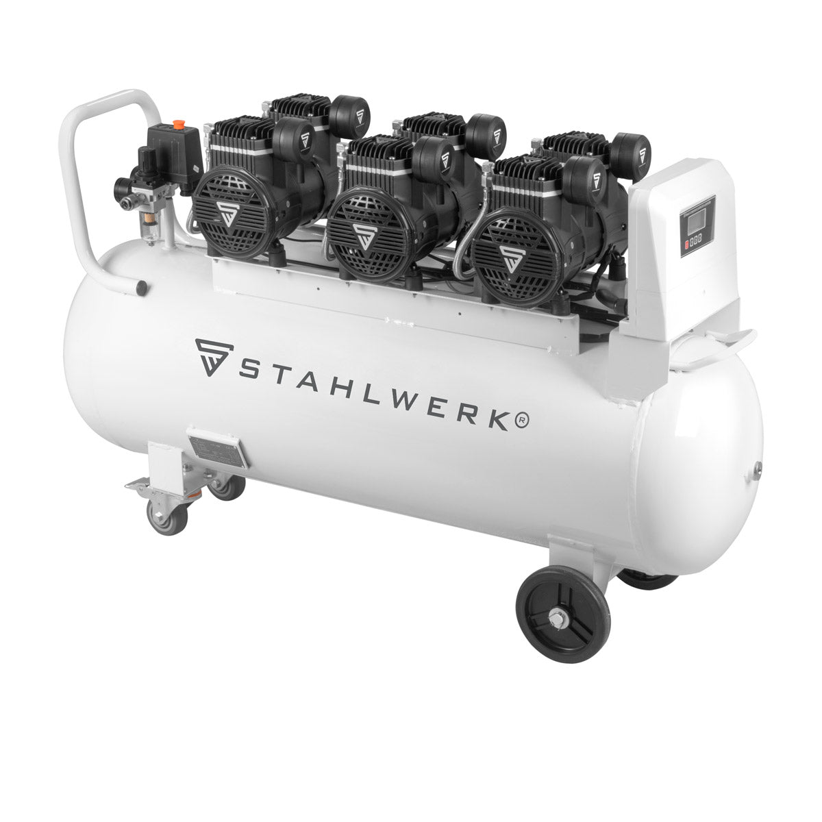 STAHLWERK Kompressor ST-1010 Pro 10 bar, 6,5 PS, 4,8 kW, 630 l/min, 100 l Tank