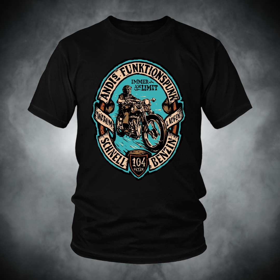 Andi's Funktionspunk T-Shirt „Immer am Limit“