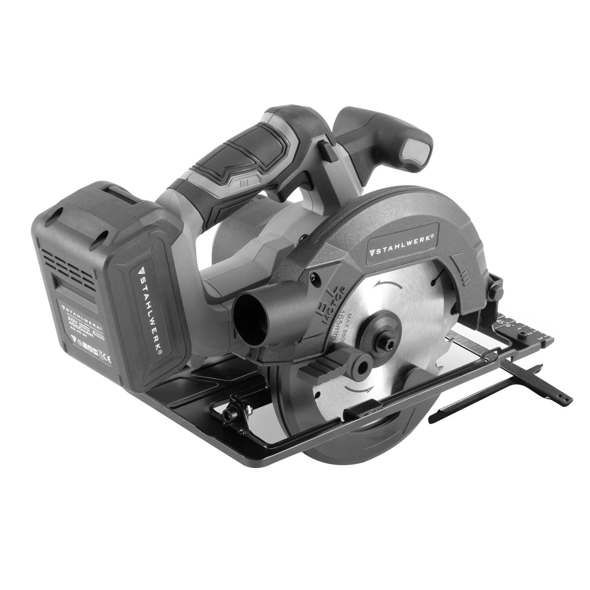 STAHLWERK Akku-Handkreissäge AKS-20 ST Brushless 900 Watt und 4.500 U/min