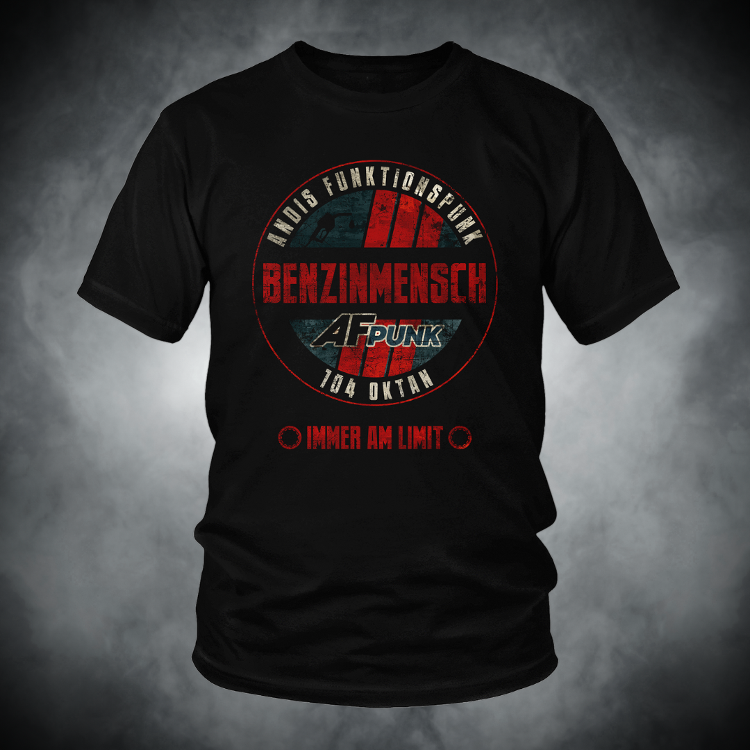 Andi's Funktionspunk T-Shirt „Benzinmensch Kreis“