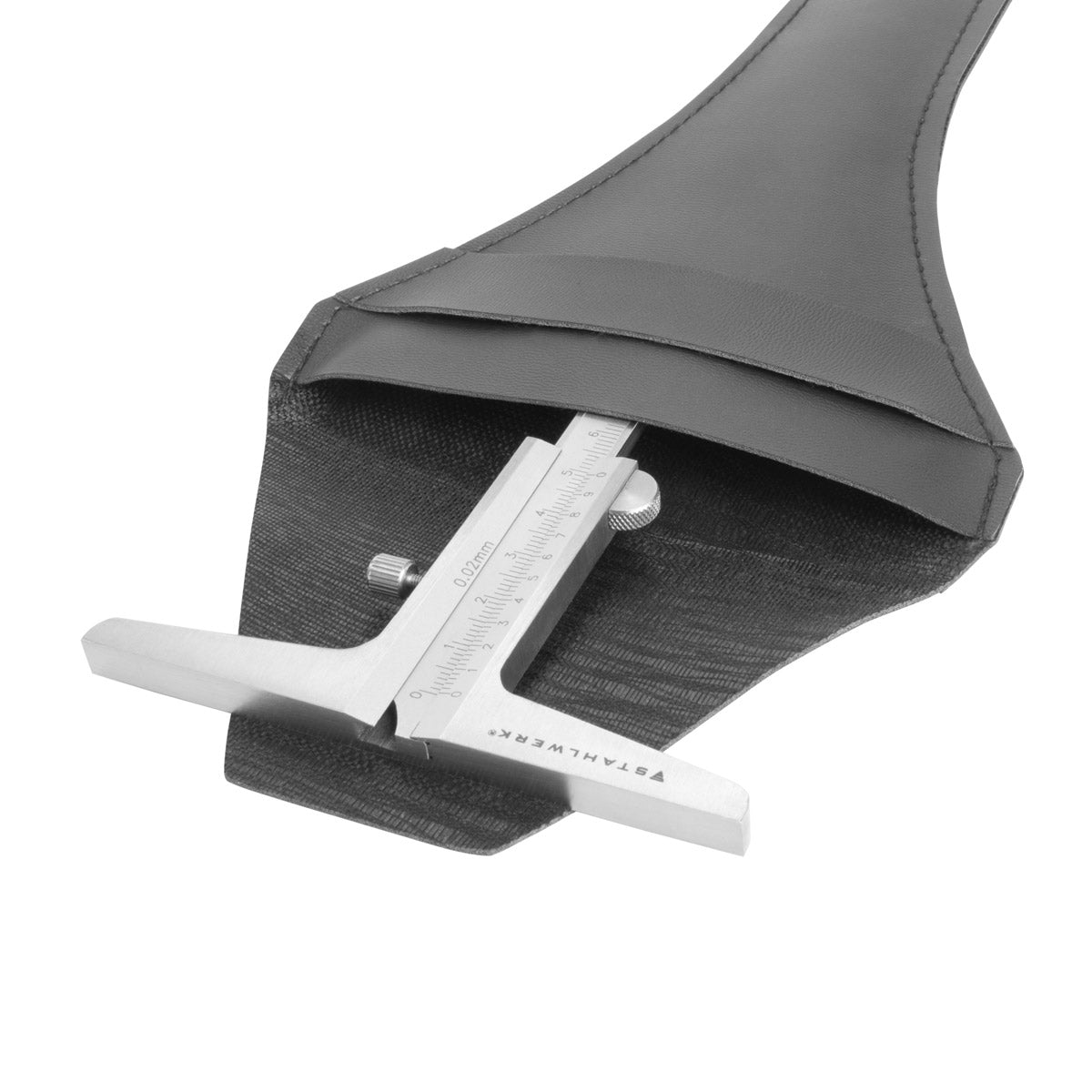 STAHLWERK Tiefenmessschieber 0-200 mm DIN 862 aus rostfreiem Edelstahl