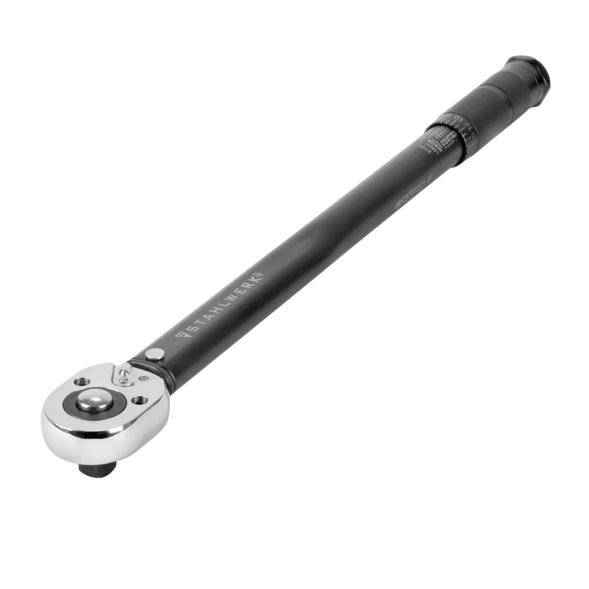 STAHLWERK Drehmomentschlüssel TW-210 ST 28-210 Nm 1/2 Zoll mit Mikrometerskala