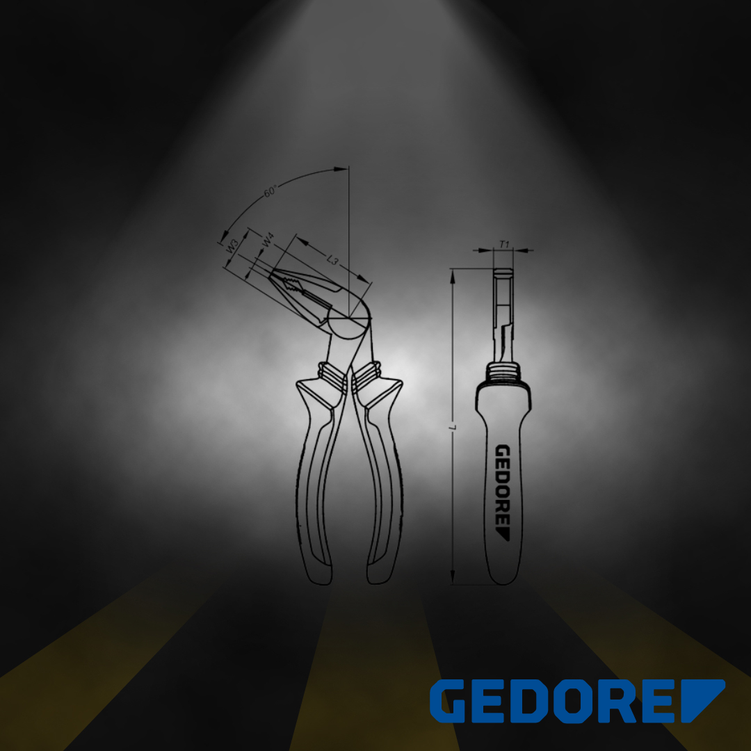 Gewinkelte Kombizange No 8248-160JC