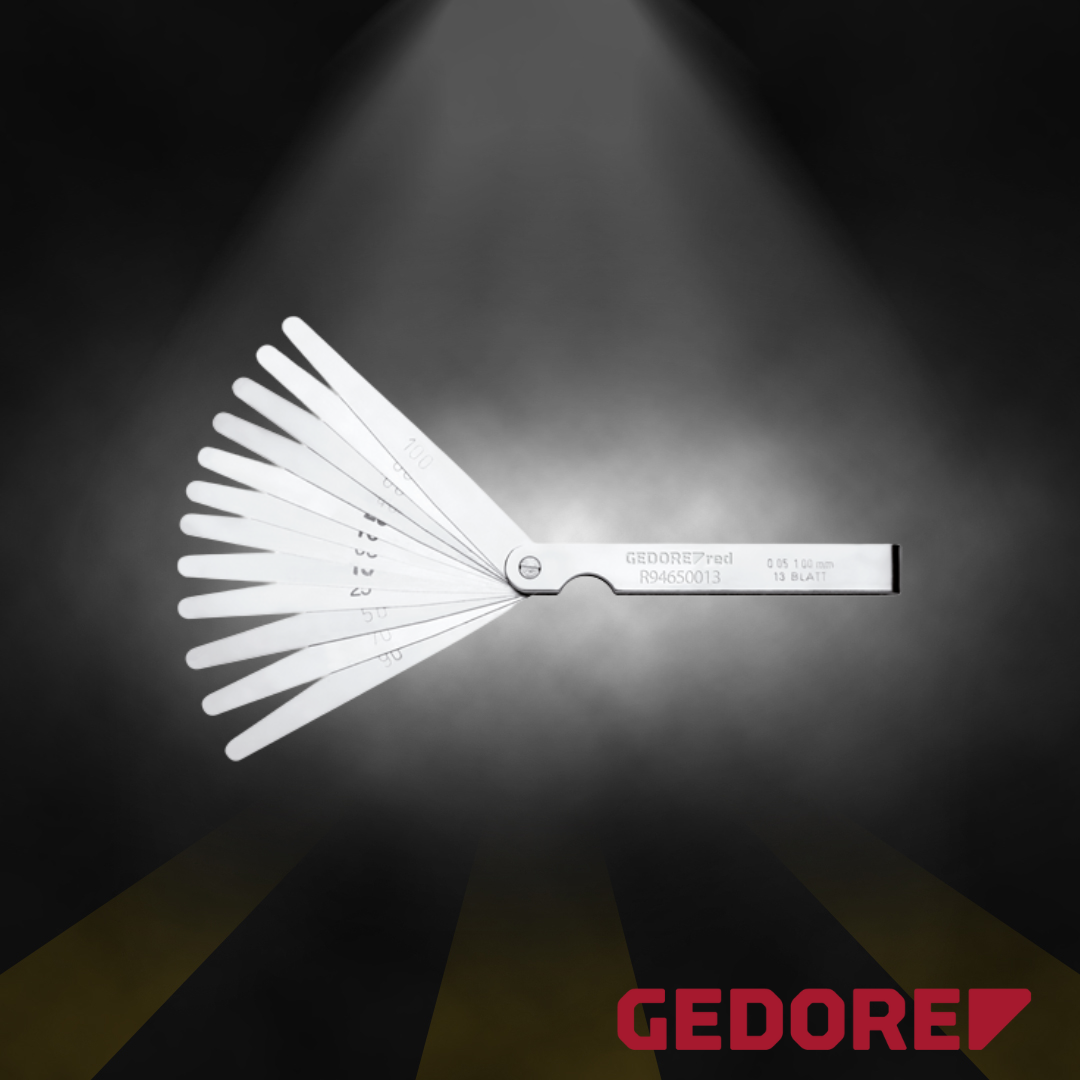 Fühlerlehrensatz-Fächer 5-100/100 13-teilig