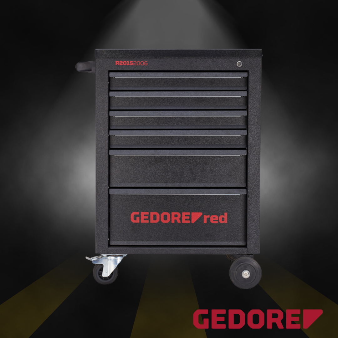 Werkzeugsatz im Werkstattwagen MECHANIC schwarz 166-teilig