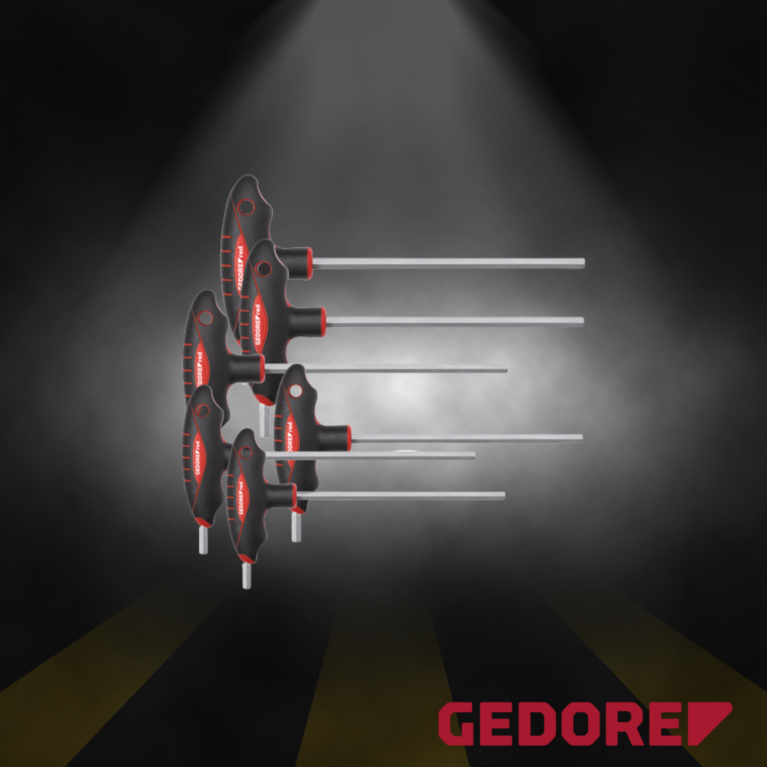 2K-T-Griff-Winkel-Schraubendreher-Satz-Innen-6-Kant. 6-Teilig