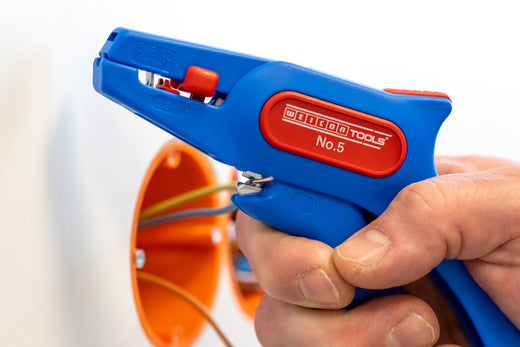 WEICON Abisolierzange No. 5 | für alle gängigen flexiblen und massiven Leiter | Arbeitsbereich 0,2 - 6,0 mm²