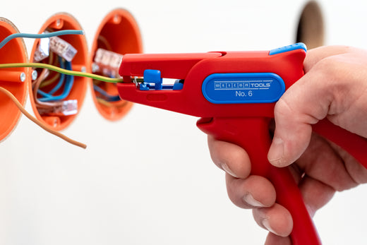 WEICON Abisolierzange No. 6 | für Arbeiten unter Spannung bis 1.000 Volt | Arbeitsbereich 0,2 - 6,0 mm²