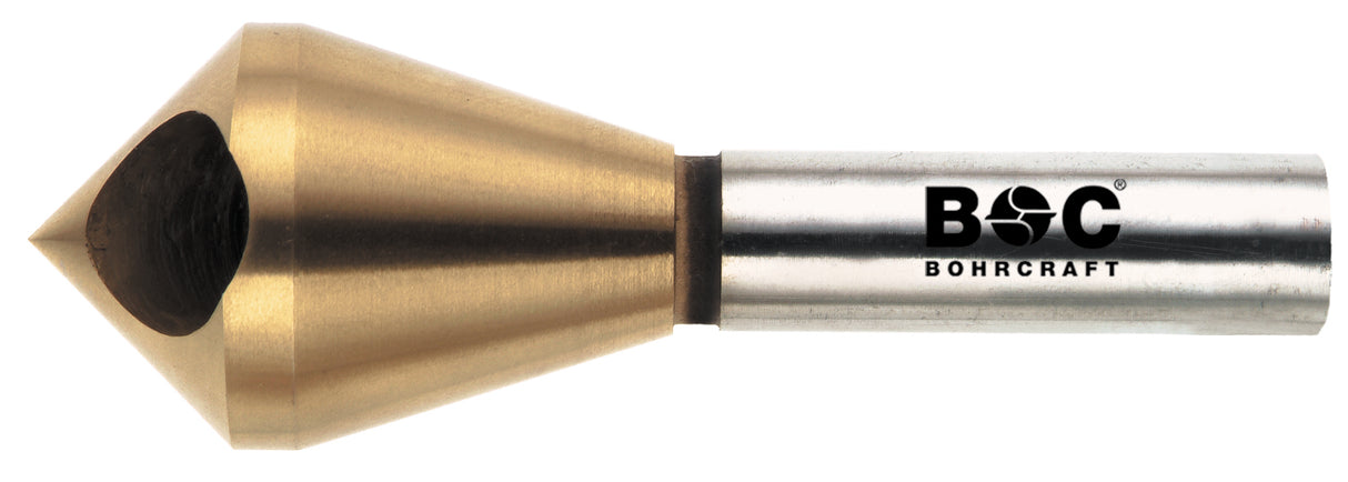 Bohrcraft - Kegel-/Entgratsenker HSS-TiN mit Querloch