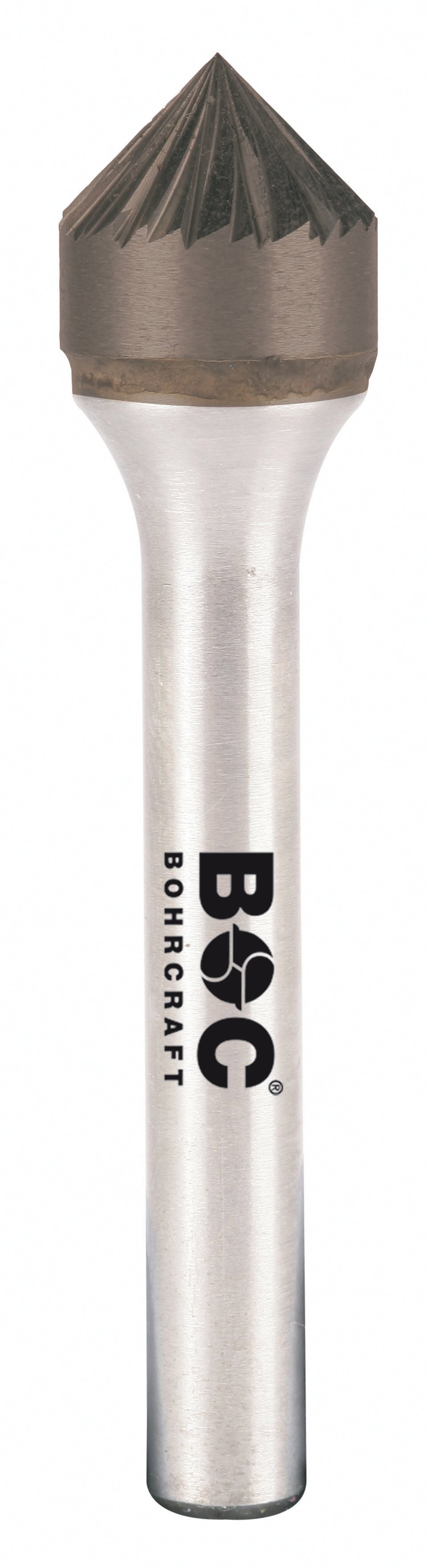 Bohrcraft - HM-Frässtift Form K Kegel 90°, TiAlN