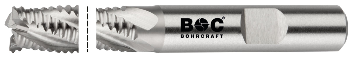 Profi-Plus - Schaftfr. DIN 844 HSSCo8 Typ NR lang 4-schneider