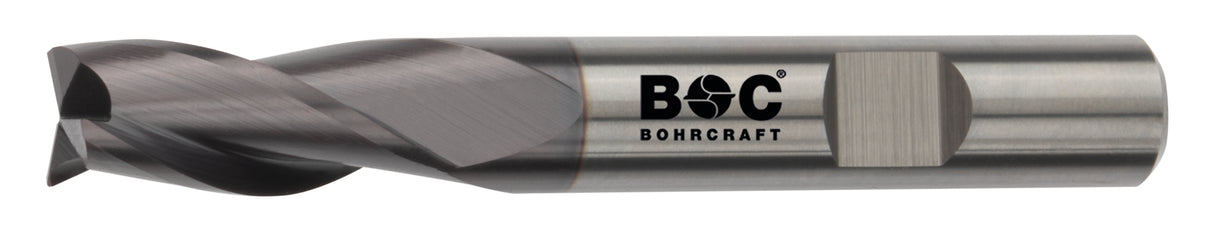 Profi-Plus - VHM Bohrnutenfr.AlTiN ~DIN6527L Typ N lang 3-schn.