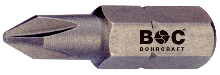 Bohrcraft - Schrauber-Bits 1/4" für Phillips-Schrauben