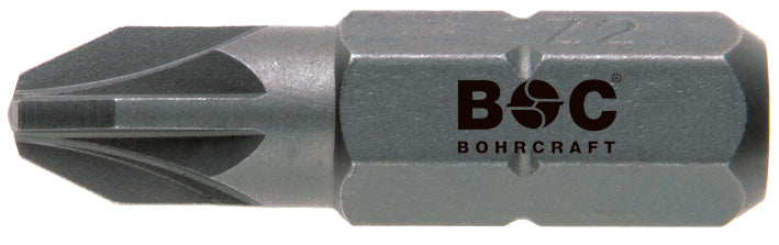 Bohrcraft - Schrauber-Bits 1/4" für Pozidriv-Schrauben