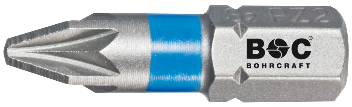 Bohrcraft - Schrauber-Bits 1/4" für Pozidriv-Schrauben