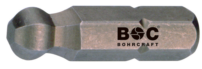 Bohrcraft - Kugelkopf-Bits 1/4" für Innensechskant-Schrauben