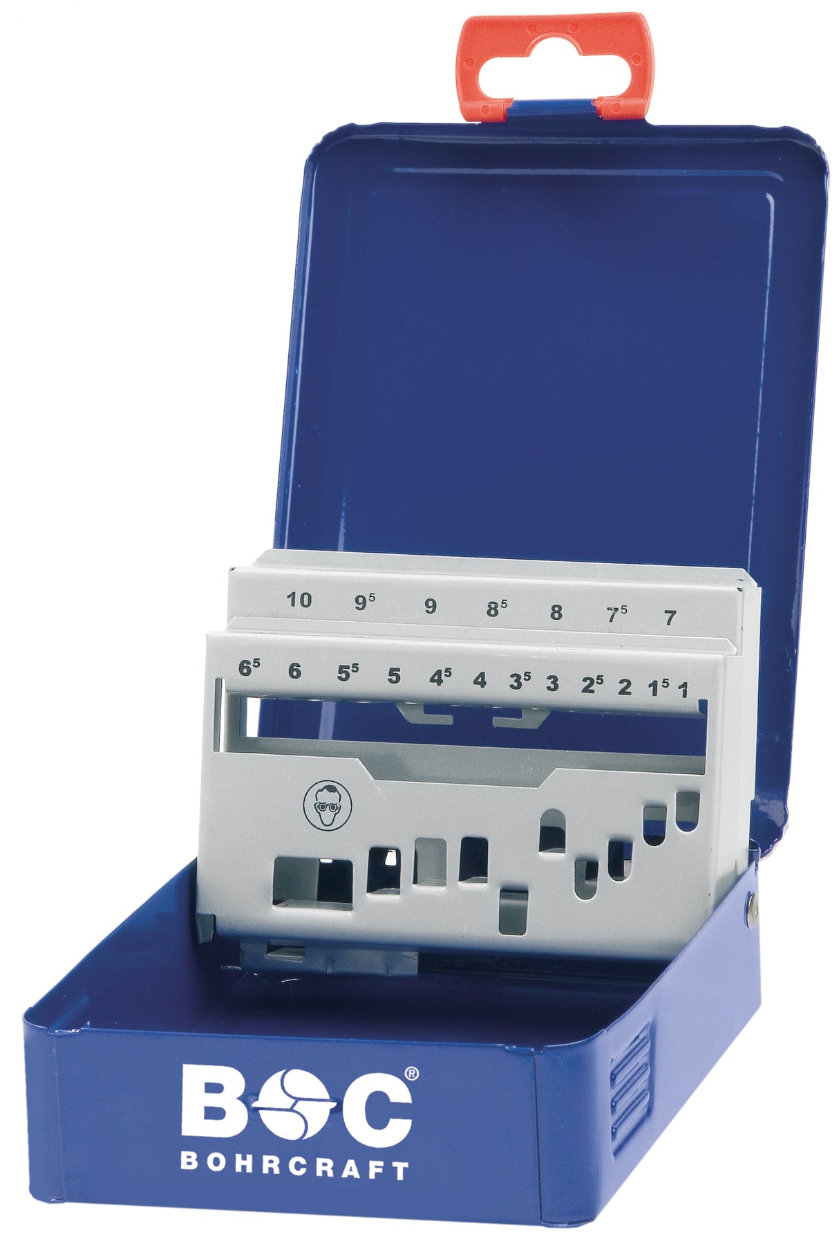 Bohrcraft - Metall-Kassette dunkelblau M 10 leer