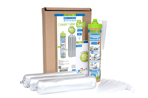 WEICON Green Tube Set Silicon LP transparent 280 ml