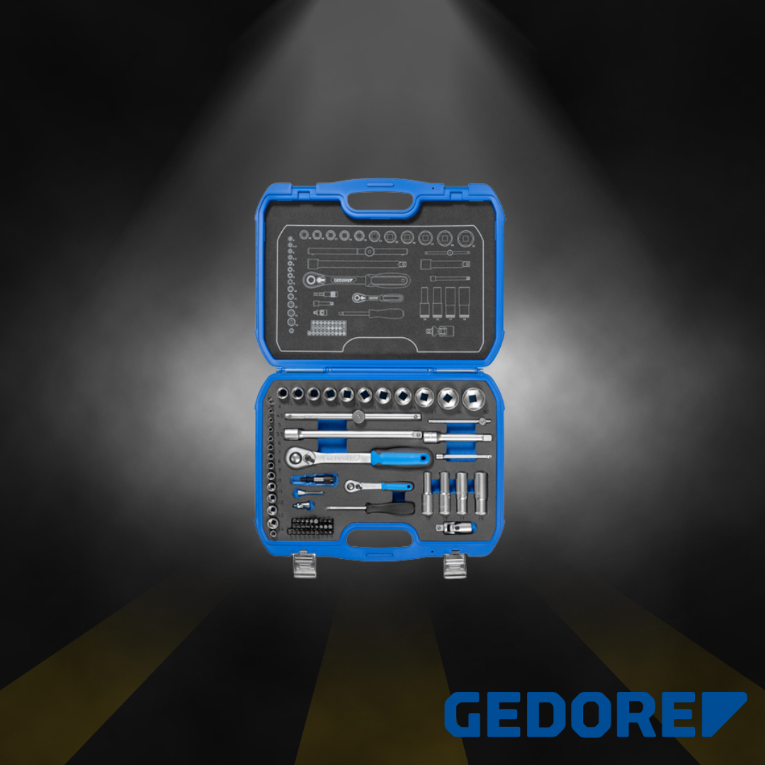 Steckschlüssel-Satz 1/4"+1/2"