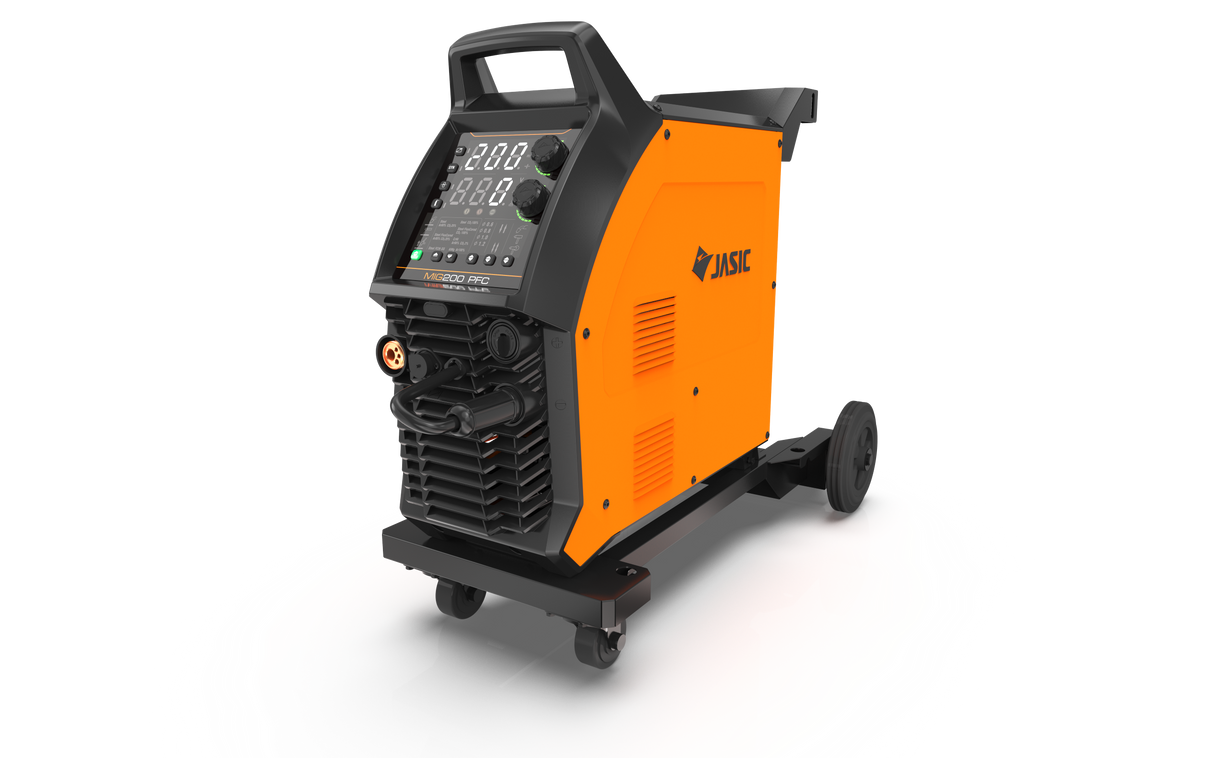 JASIC MIG-Schweißgerät MIG200 PFC, Flaschenwagen