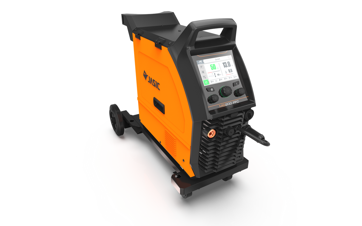 JASIC MIG-Schweißgerät MIG200 PFC, Flaschenwagen