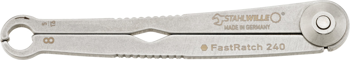 STAHLWILLE FastRatch 240 Set – Ratschen‑Ringmaulschlüssel (4‑, 5‑ oder 6‑teilig)
