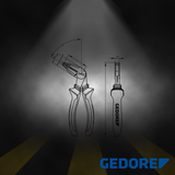 Gewinkelte Kombizange No 8248-160JC