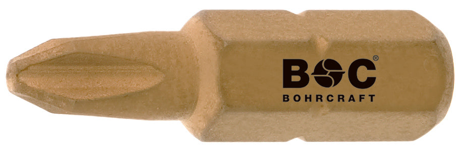 Bohrcraft - Schrauber-Bits 1/4" für Phillips-Schrauben
