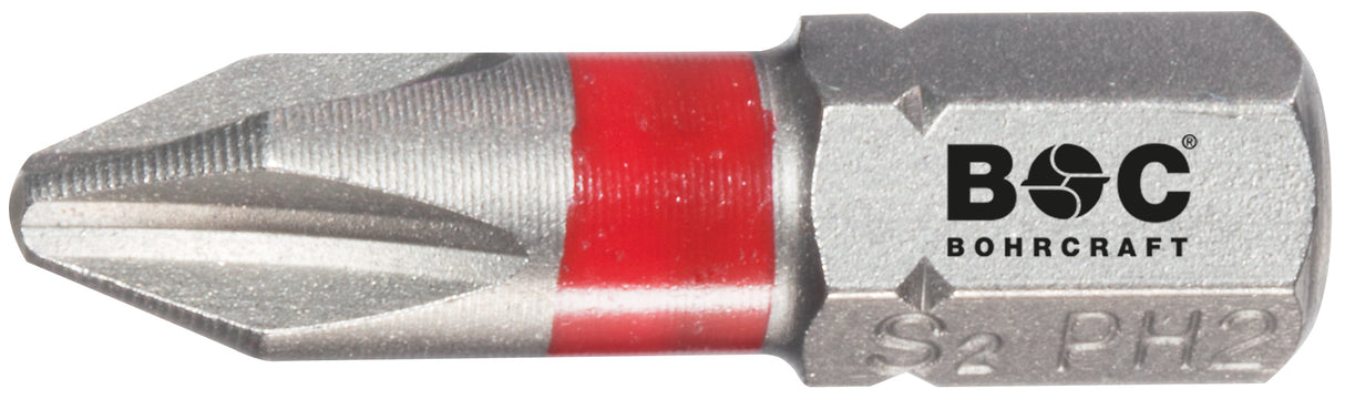 Bohrcraft - Schrauber-Bits 1/4" für Phillips-Schrauben