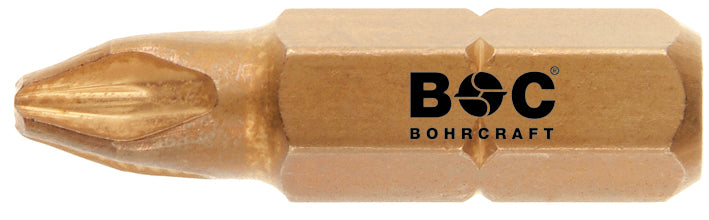 Bohrcraft - Schrauber-Bits 1/4" für Pozidriv-Schrauben
