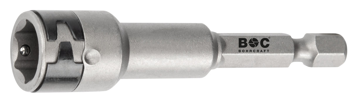 Bohrcraft - Steckschlüssel mit Federring 1/4" Antrieb