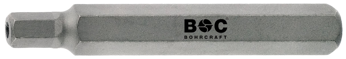 Bohrcraft - Bits Innensechskant m.Loch 10 mm 6-kant Schaft