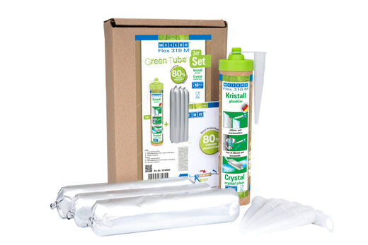 WEICON Set Green Tube Flex 310M Kristall