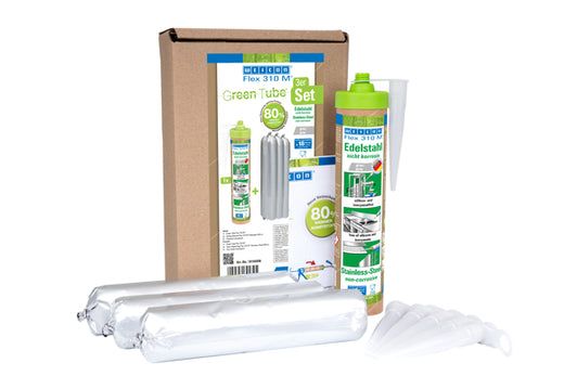 WEICON Green Tube Set Flex 310M Edelstahl 280 ml