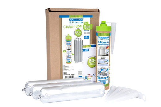 WEICON Green Tube Set Silicon A grau 280 ml