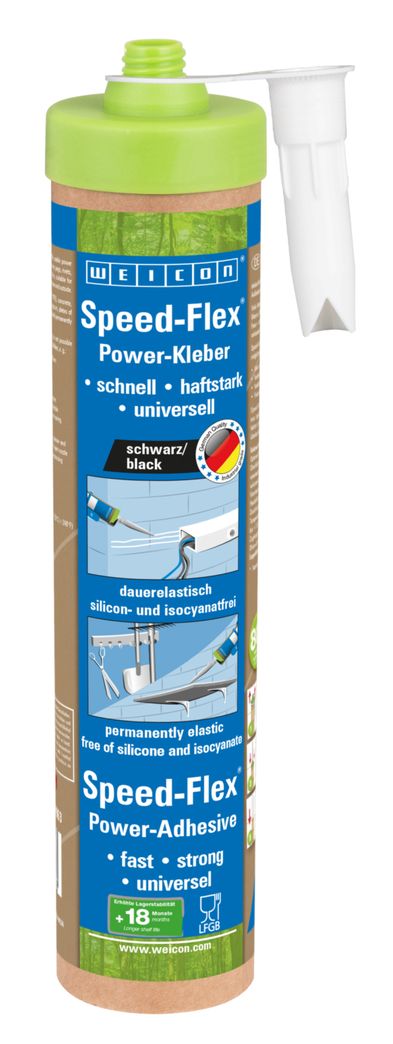 WEICON Green Tube Speed-Flex schwarz 280 ml