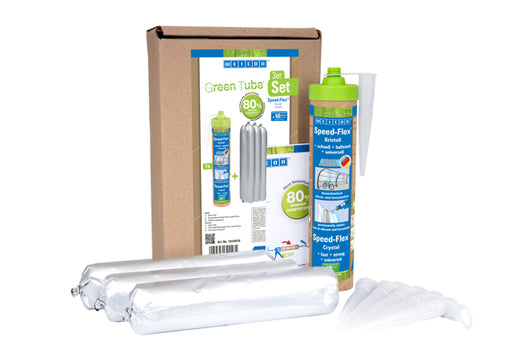 WEICON Green Tube Set Speed-Flex Kristall 280 ml
