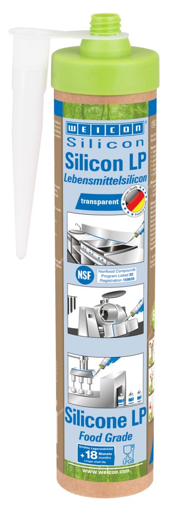 WEICON Green Tube Silicon LP transparent 280 ml