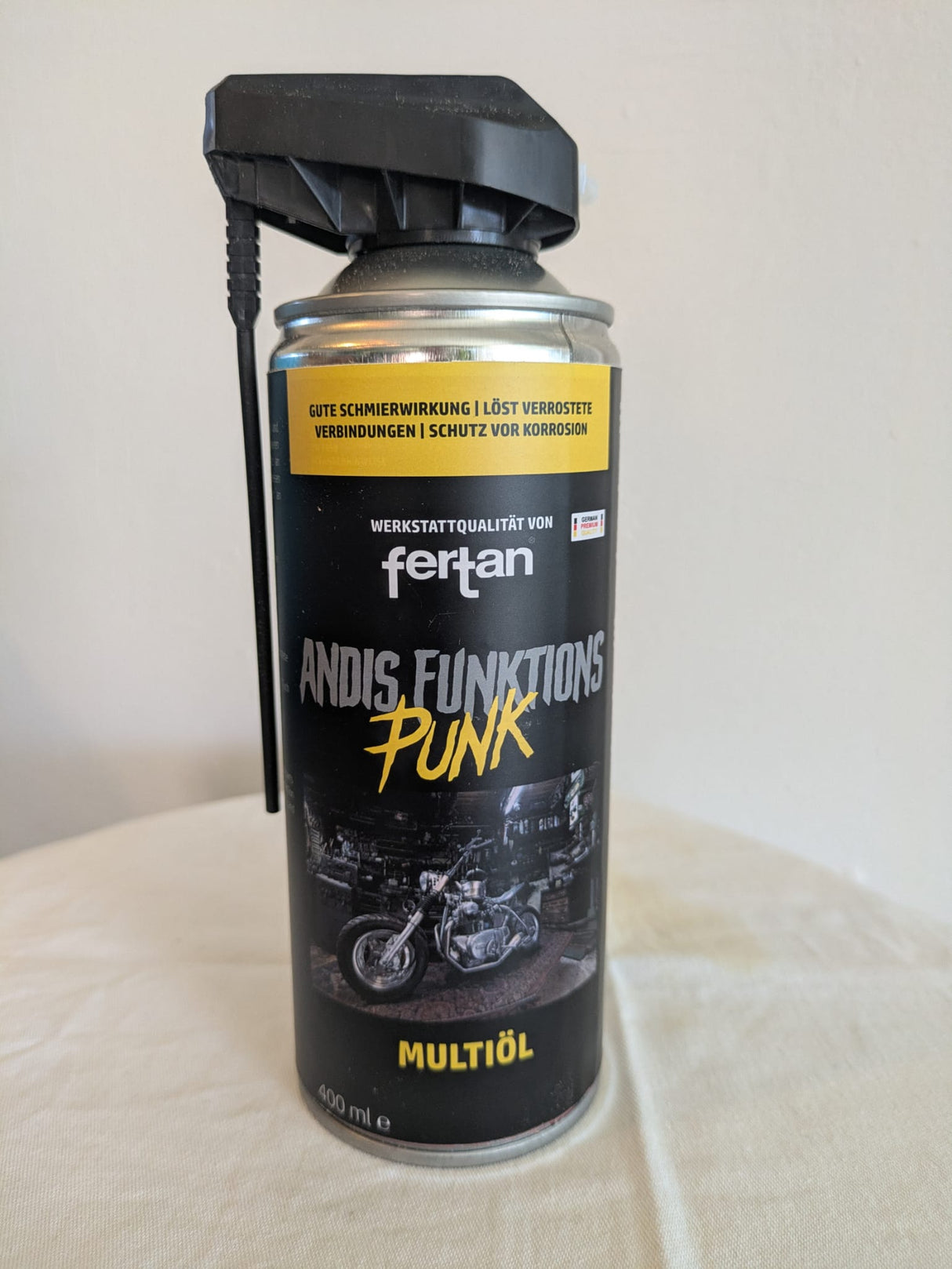 Andis Funktionspunk × FERTAN Motorrad‑Reinigungsset